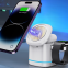iPhone 16 wireless charging 3 in 1 Cube Foldable Wireless Charger Magnetic Portable 15W Fast Stand Desktop Charging Station