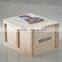 High-end wooden storage box low cost wooden storage box