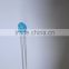 transparent lens 5mm Oval Led Diode with stopper