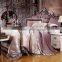 European Cotton Satin Jacquard Tencel four piece supplies hotel wedding bedding set