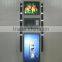 Coin operated mobile charger station with LCD, lcd advertising display