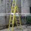 telescopic fiber glass ladder