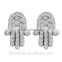 925 solid sterling silver with micro pave jewelry hamsa hand charms, jewelry sets in hamsa