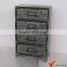 Antique 4 Drawers Galvanized Zinc Metal File Cabinet