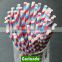 hot sell striped paper drinking straws