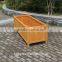 outdoor wooden large chinese garden pots