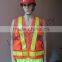 100% polyester safety vest with multi pockets