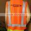 CE EN ISO 20471:2013 ANSI reflective vest with pocket,traffic vest safety vest with pockets