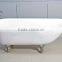 small free standing bathroom roll top bath tub cast iron 54"