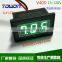 0.4" Digital Voltmeter DC 15-120V Red Blue Green Electric Motor Car Waterproof Panel Meter
