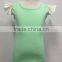 wholesale children's boutique clothing girls blank ruffle sleeve t shirt