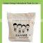 Wholesale chic customize printing ladies natrual cotton beach bag