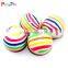 Striated colorful fashion design china factory bouncing ball