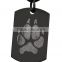 Promotional aluminum custom enamel nickel engraved metal dog tag