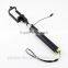 Most popular extendable selfie stick, cable selfie stick wired monopod for IOS Android smart phone with CE, Rohs