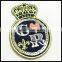 Crown design embroidered badge with sequin patch for women