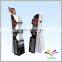 Service Equipment Floor Stand Customized Cardboard Display Shelf
