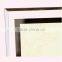 cheap beveled frameless glass certificate frame for graduation gifts