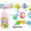 10pcs plastic baby rattle set ,Hot neonate Baby rattle,newborn toys baby gift set