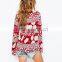 Elegant Fashion Design Flower Lady Blouse