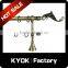 KYOK luxury curtain poles accessories,silding smoothly metal curtain pole,12 years factory wholesale