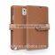Simple Design For Business Men Genuine Leather Cover Case For Samsung