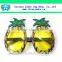 Wholesale Customized Plastic Sunglasses / Party Glasses in Pineapple Shaped