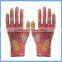 CE EN420 approved 13g poly printed garden gloves for General handing