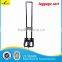 Foldable design 2 wheels airport passenger baggage trolleys/trolley