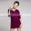 Latest Purple Casual Vintage Styhlish Clothing One Piece Dress