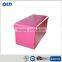 Faux leather Folding Storage Ottoman Bench with lines