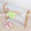 New Arrival Mini 3tiers Bamboo Towl Rack,white Hanging Bathroom Shelves