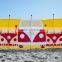 7 poles beach windbreak wooden pole heated windbreak