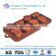 Food grade personalized shaped silicon chocolate bakeware