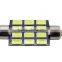 High Quality Festoon 42mm 1042 DC12-16V SMD 12pcs 5630 led bulb