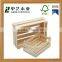 2016 Wholesale Handmade customized unfinished wooden fruit crate