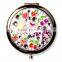 Wholesale Double-sided Pocket Mirror/silver Plated Mirror/makeup Mirror Decoration With Post Drill for Decoration