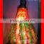 LED light wedding dress for stage dancer or singer, can be controlled by DMX