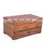 newest design Chinese hand made antique wooden craft multi- use Jewelry boxes,gift boxes