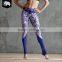 Women yoga sport sublimation yoga pants sex womens printed leggings