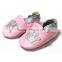 2016 new high quality comfortable fashion cute pink princess baby leather toddler shoes