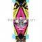 Surfing on land skateboard long board with carbon fiber deck