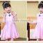 wholesale hot sale promotional ruffle party wear designers pari dress for baby girl