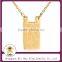 18K Gold Plated Fashion Stainless Steel Religious Mens Gift Scapular Sacred Heart Painted Image Jesus Virgin Medal Necklace                        
                                                Quality Choice