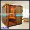 Luxury sexks infrared sauna room , 4 persons large sauna room