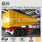 dump semi trailer, 60 ton tri-axles rear dump semi trailer, tipper trailer