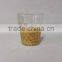 Art Design Table Glassware Hand Made Glass Gilt Cup