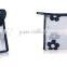 Embroider PVC Flower Cosmetic Pouch
