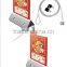 china top ten selling products 4-USB Port Universal portable charger 12000 mah, stand power bank with menu
