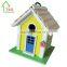 Hanging grey wooden The Little Barn bird house kit